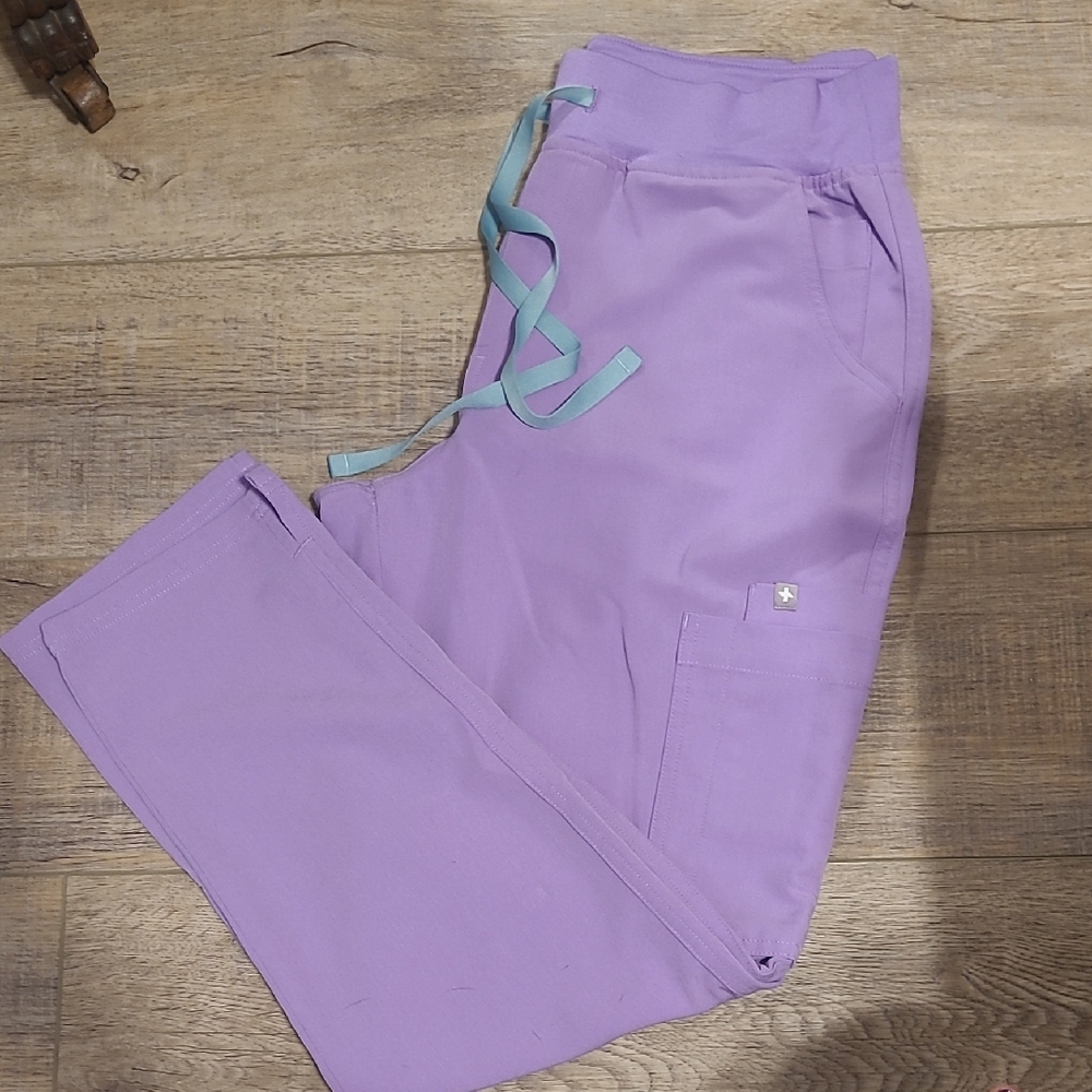 Figs High Waisted Yola Skinny Scrub Pants